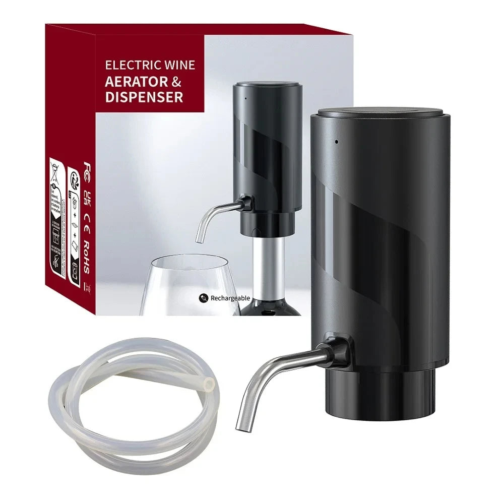 Rechargeable Electric Wine Aerator Dispenser